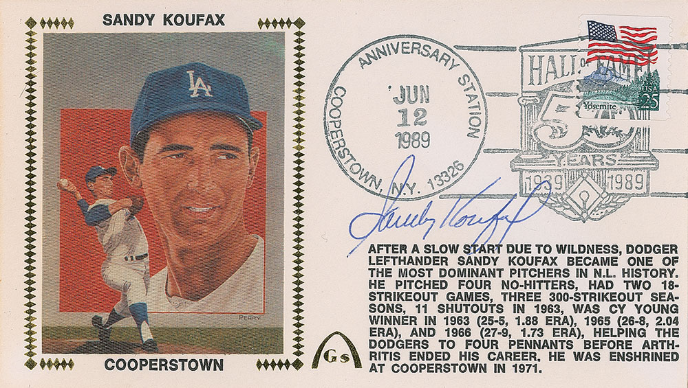 At Auction: Sandy Koufax & Don Drysdale Signed Photo