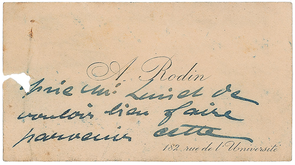 Lot #630 Auguste Rodin