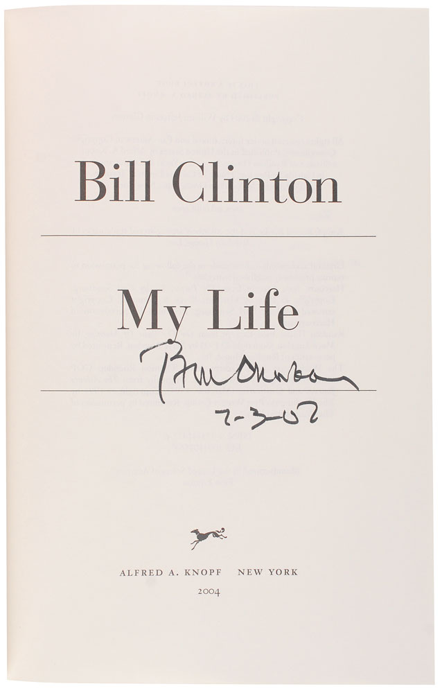 Lot #160 Bill Clinton