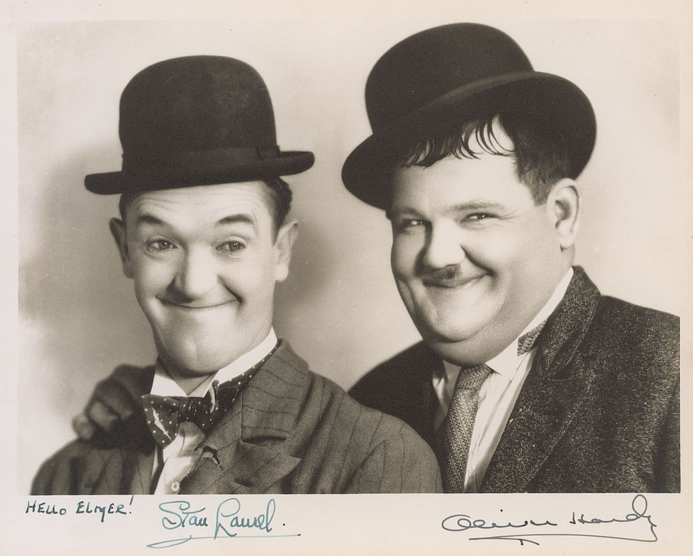 Lot #834 Laurel and Hardy