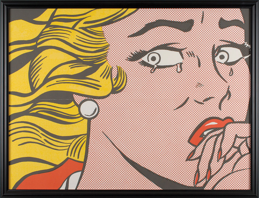 Lot #8107 Roy Lichtenstein ‘Crying Girl’