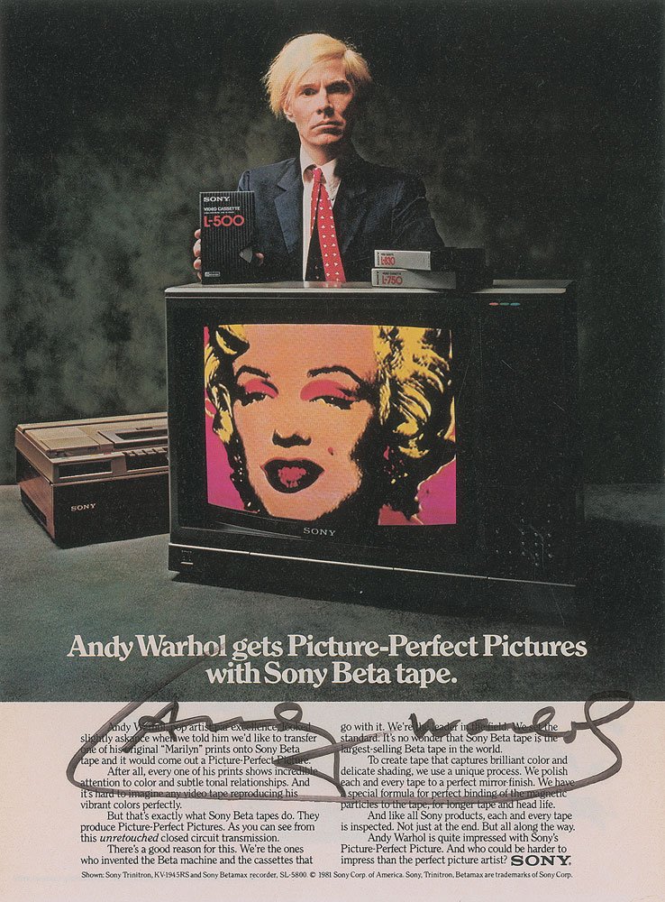 Lot #593 Andy Warhol