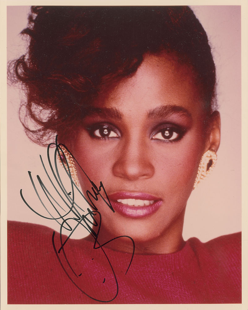 Lot #896 Whitney Houston