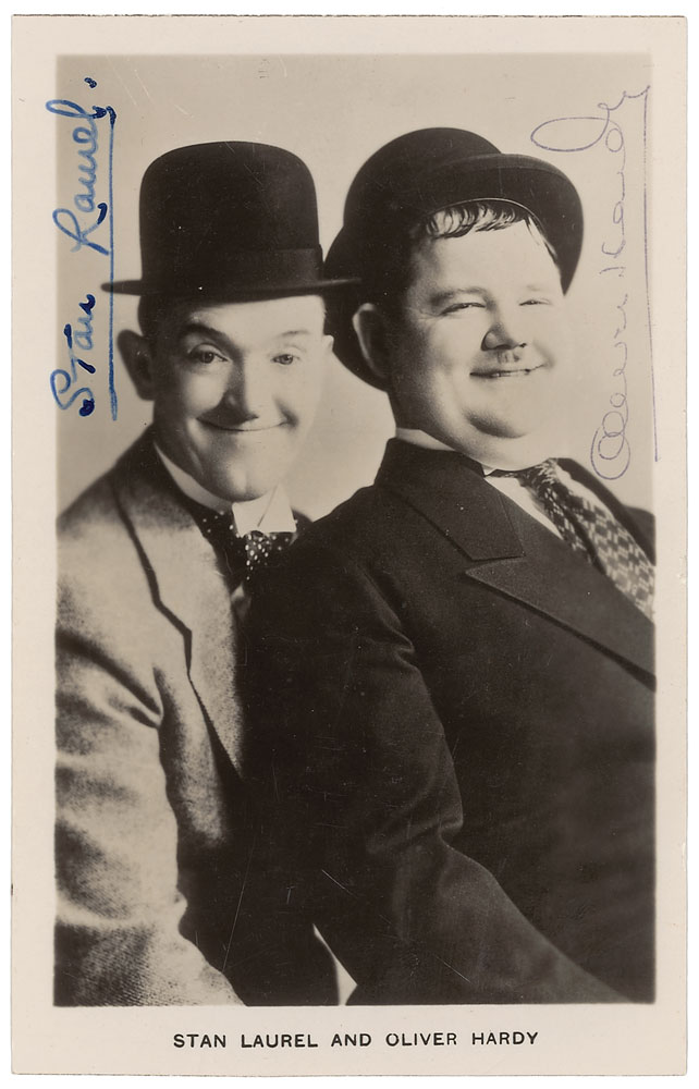 Lot #878 Laurel and Hardy