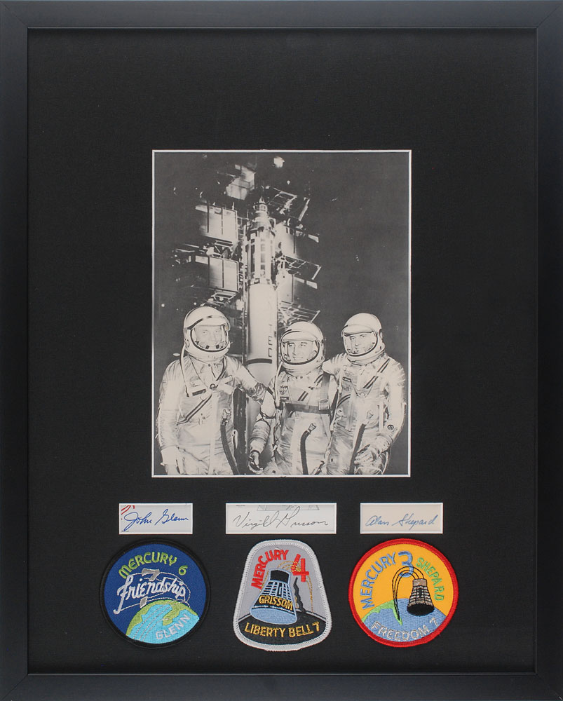 Lot #520 Mercury Astronauts
