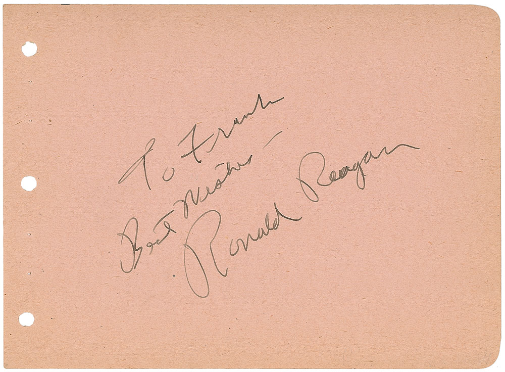 Lot #153 Ronald Reagan
