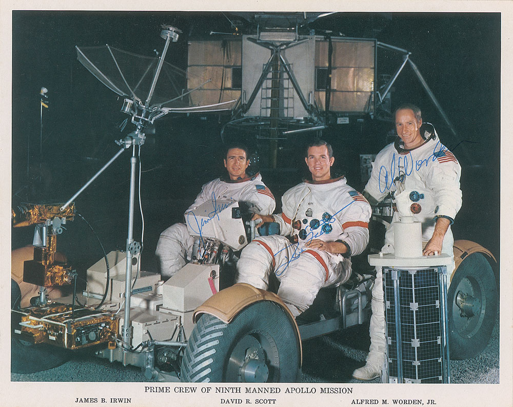 Lot #9416 Apollo 15 Signed Photo