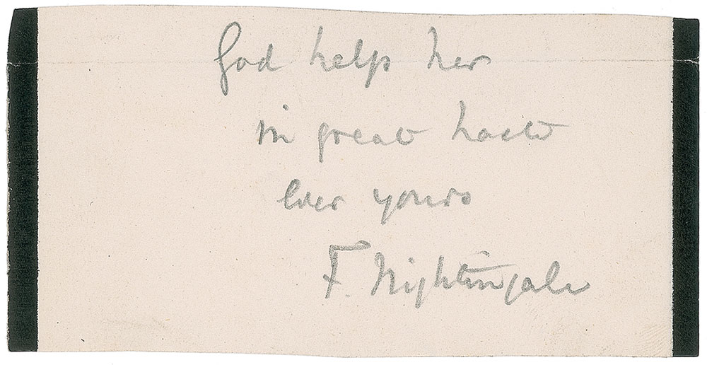 Lot #357 Florence Nightingale