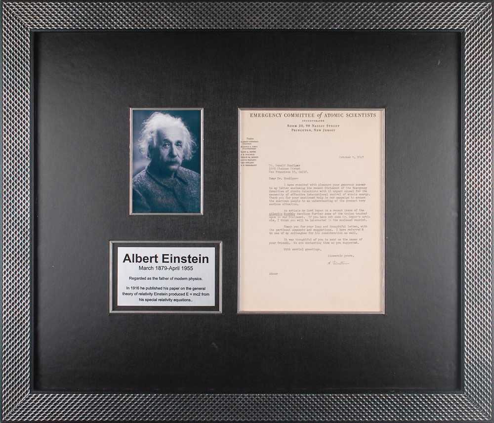 Lot #226 Albert Einstein