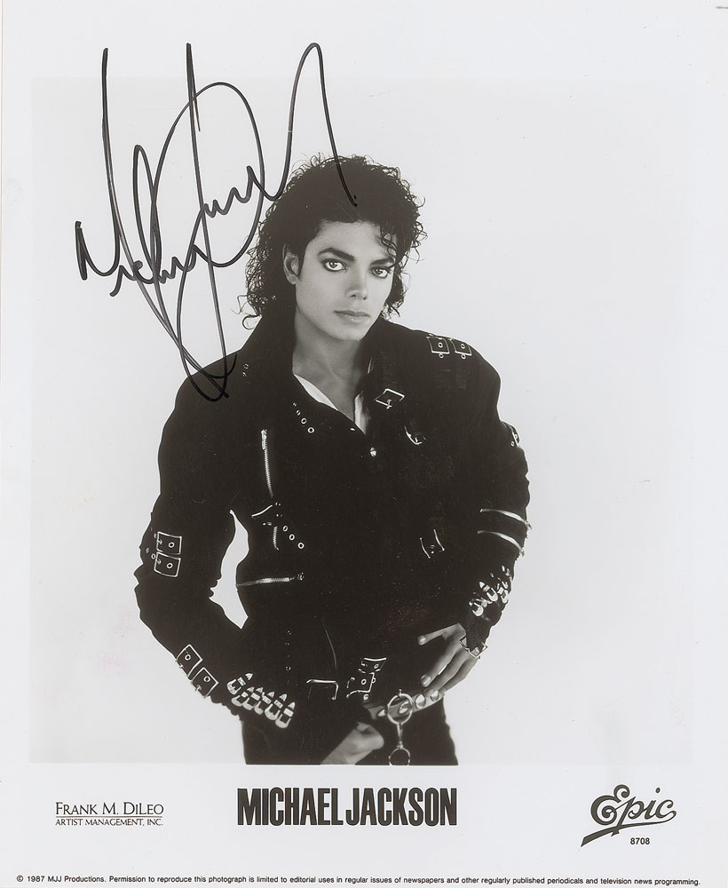 Lot #897 Michael Jackson