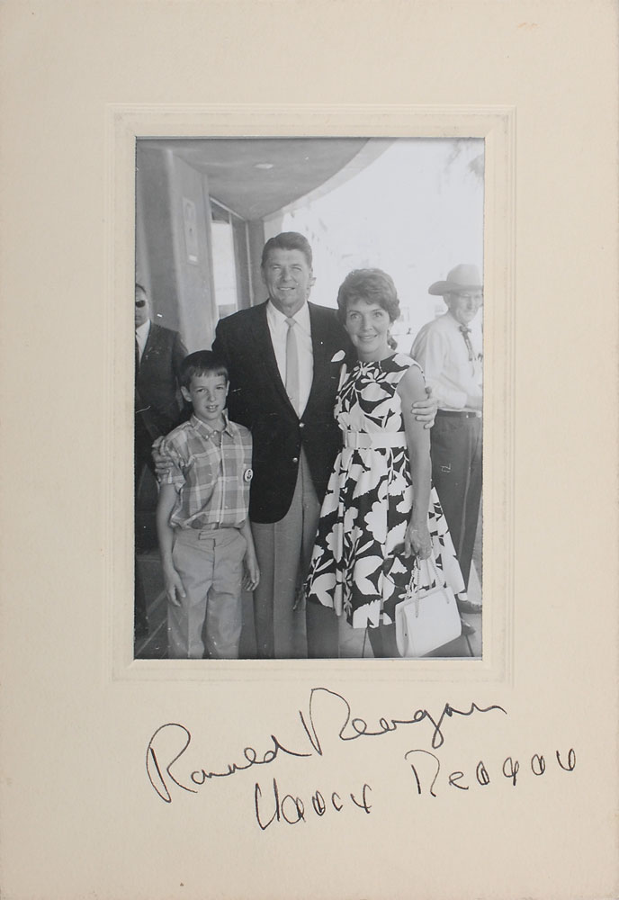Lot #156 Ronald and Nancy Reagan