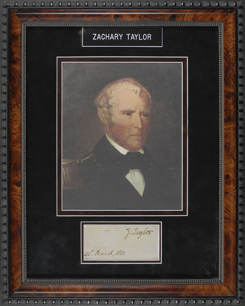 Lot #29 Zachary Taylor