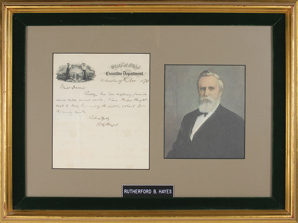 Lot #48 Rutherford B. Hayes