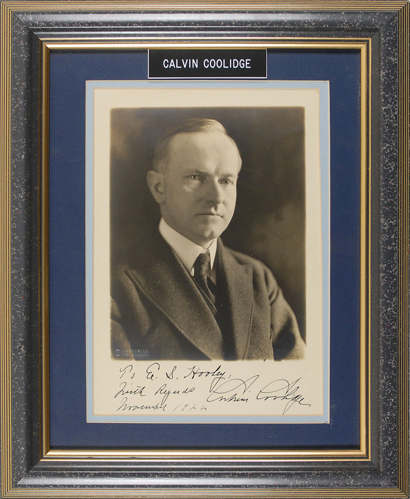 Lot #117 Calvin Coolidge