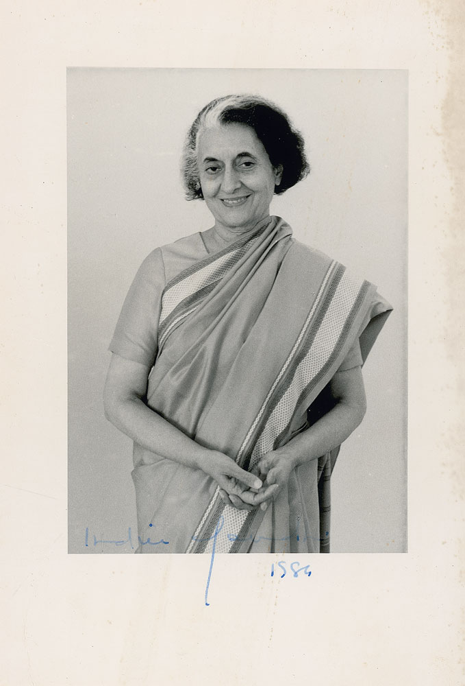 Lot #326 Indira Gandhi