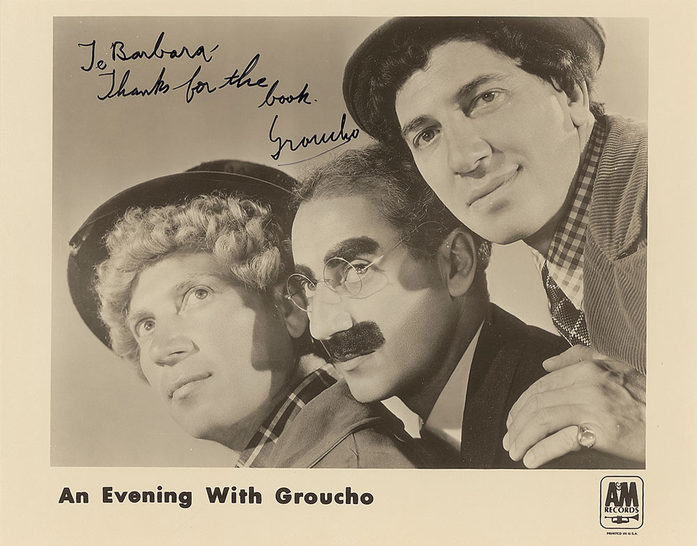 Lot #1070 Groucho Marx