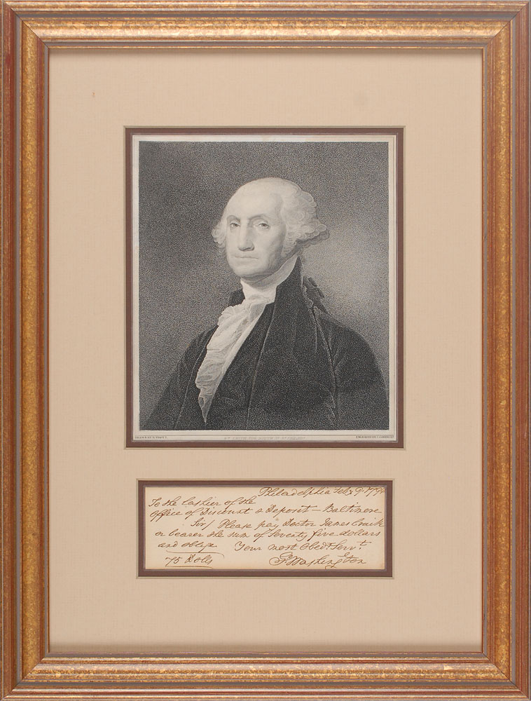 Lot #197 Joseph Cosey: George Washington