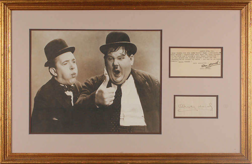 Lot #1061 Laurel and Hardy