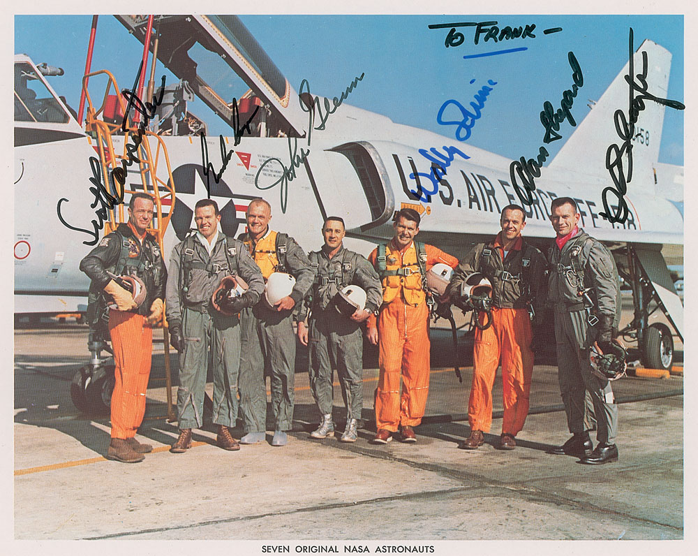 Lot #475 Mercury Astronauts