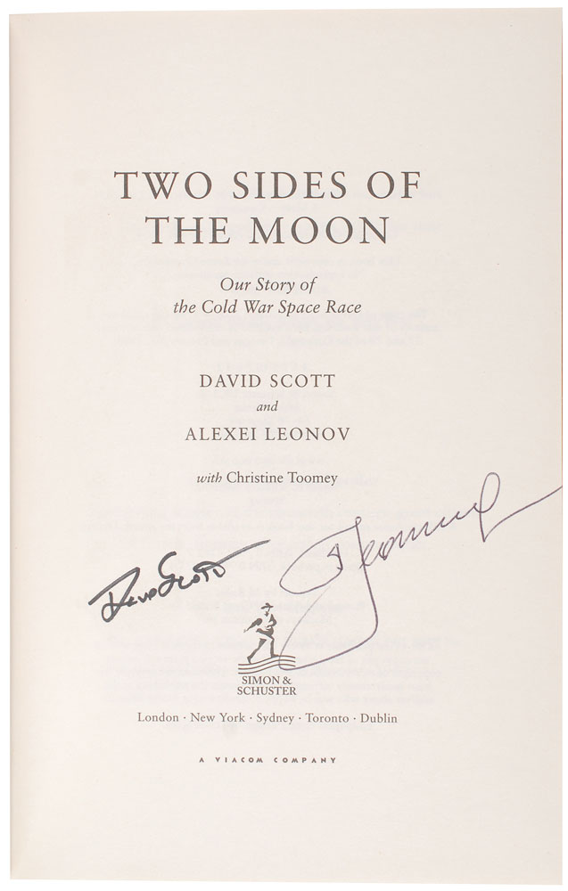 Lot #9427 Dave Scott and Alexei Leonov Signed Book