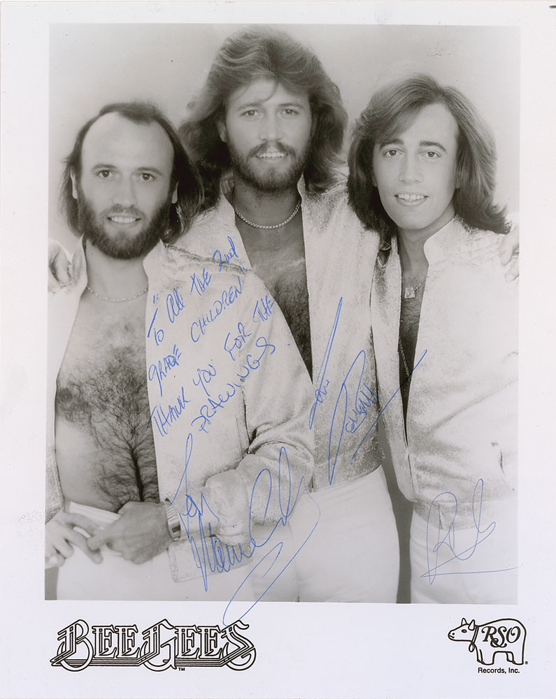 Lot #2275 Bee Gees Signed Photograph