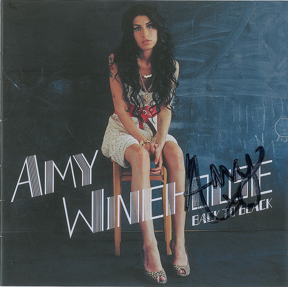 Lot #2467 Amy Winehouse Signed CD Booklet
