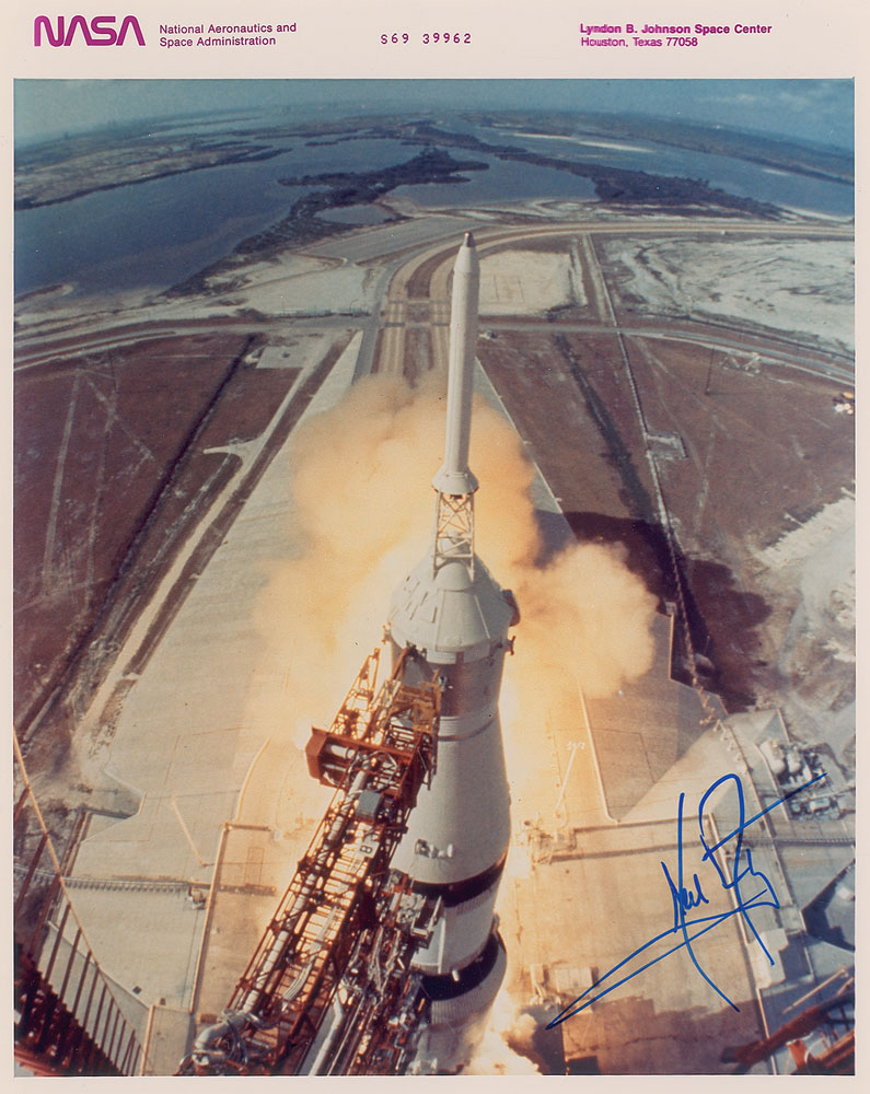 Lot #9287 Neil Armstrong Signed Photograph