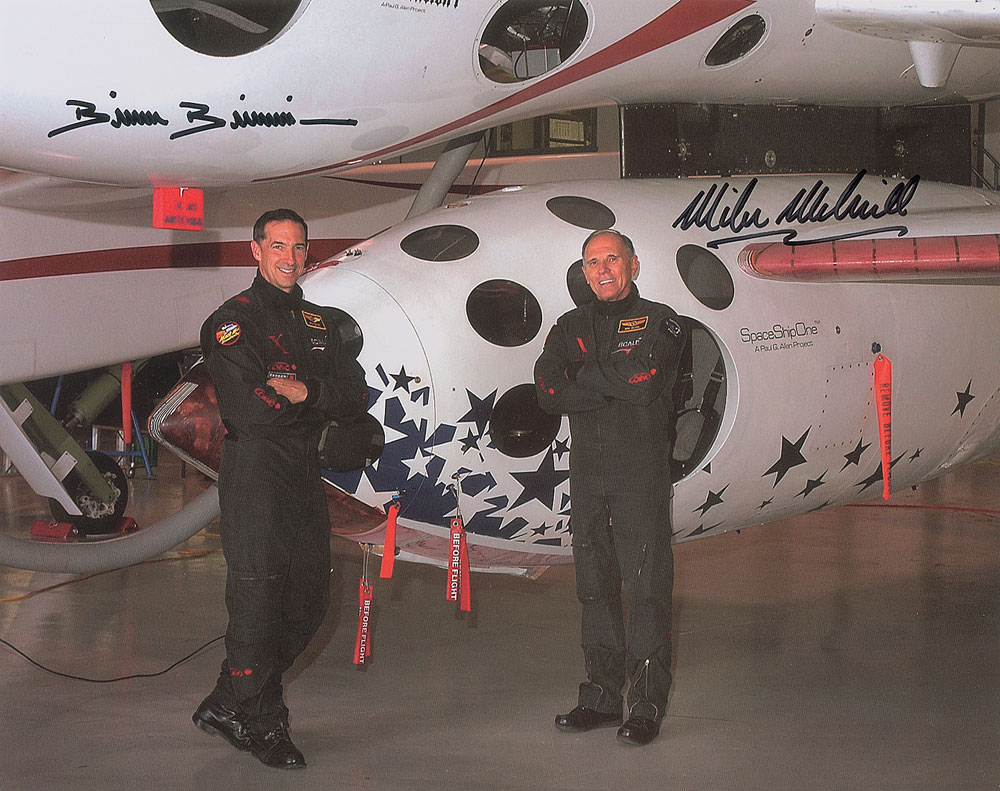 Lot #9536 SpaceShipOne Signed Photo
