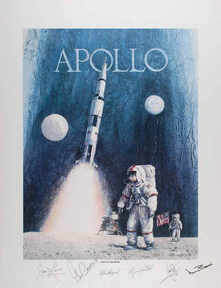Lot #9194 ‘Apollo Navy to the Moon’ Moonwalker