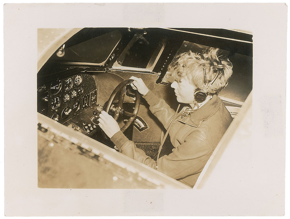 Lot #9017 Amelia Earhart Photograph