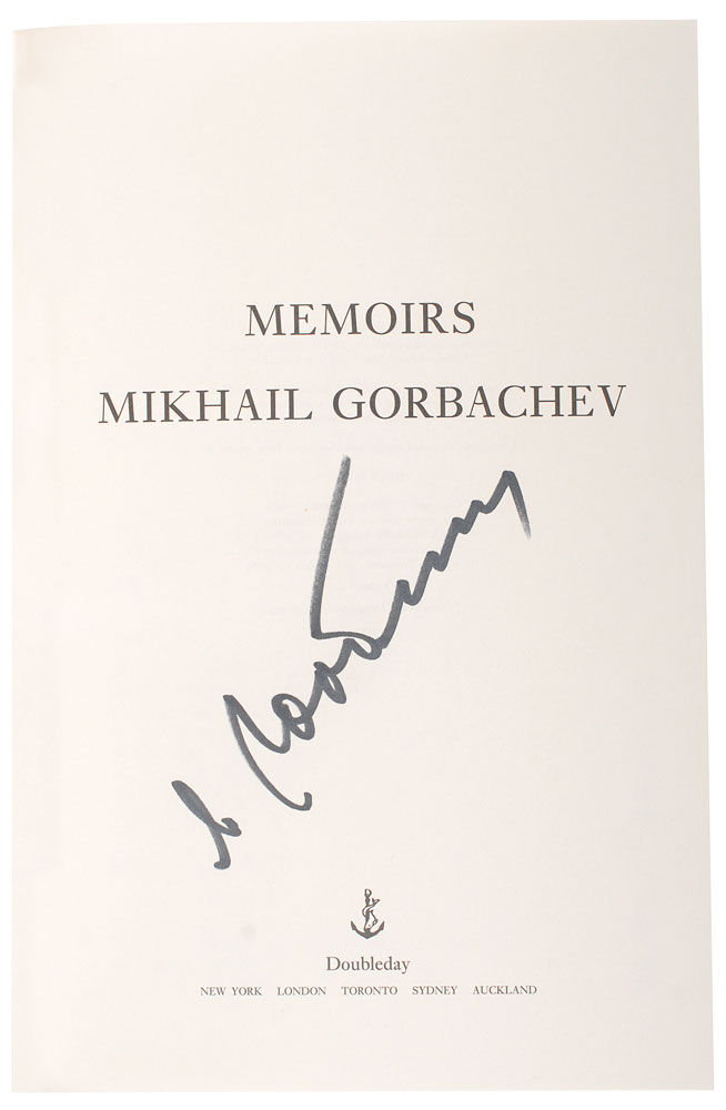 Lot #316 Mikhail Gorbachev
