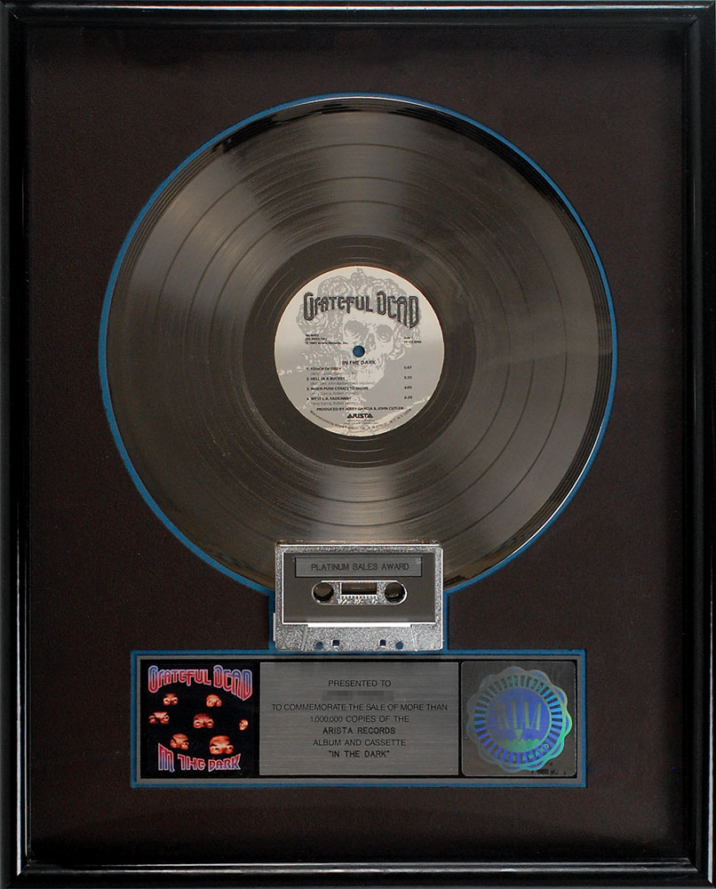 Lot #2144  Grateful Dead: In the Dark Sales Award