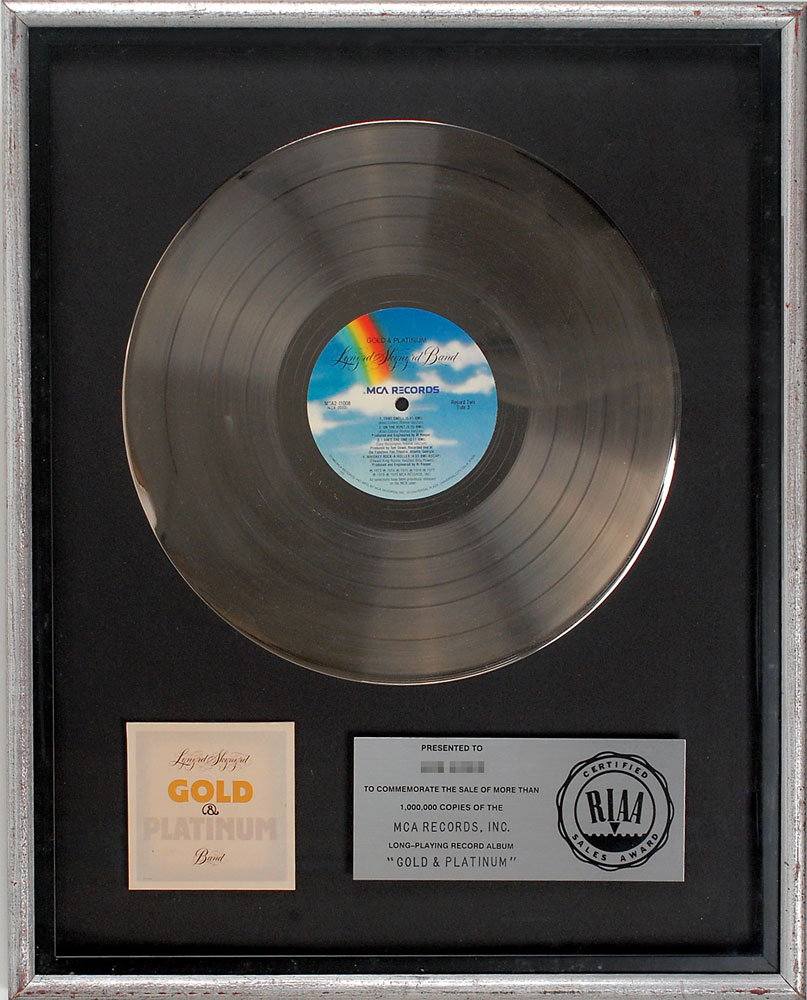 Lot #2380 Lynyrd Skynyrd: Gold & Platinum