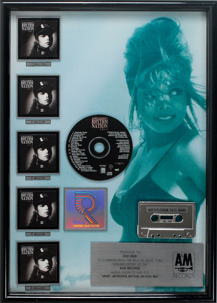 Lot #2374 Janet Jackson: Janet Jackson's Rhythm