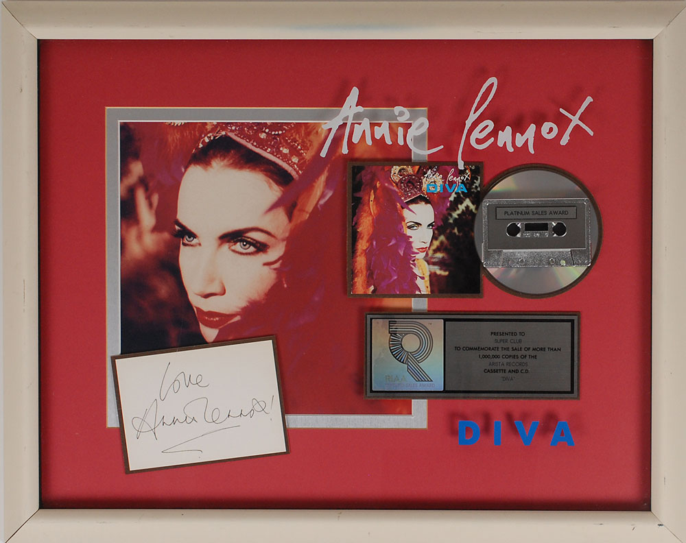Lot #2379 Annie Lennox: Diva [Signed]