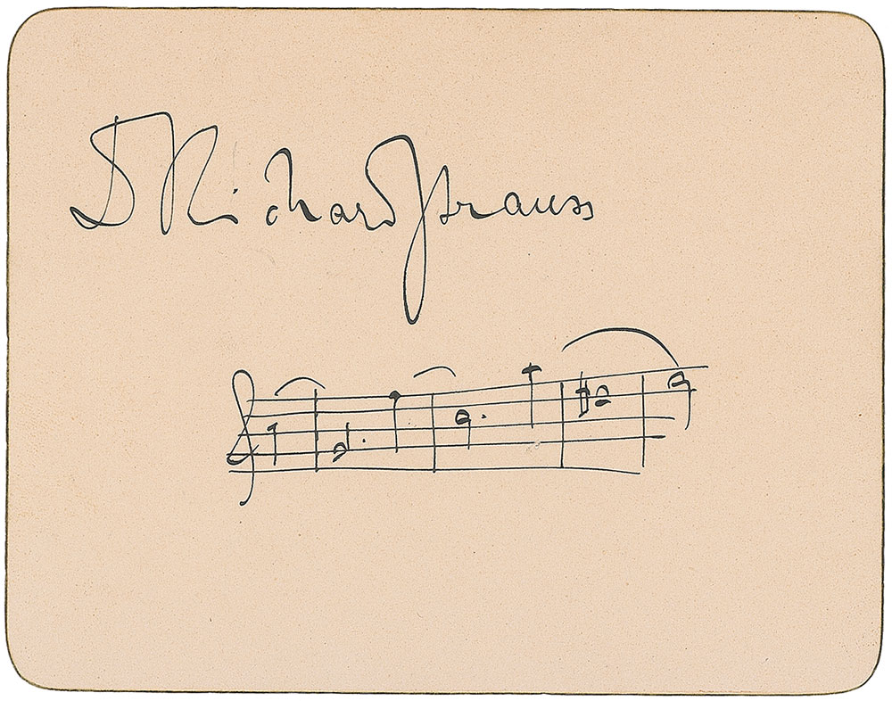Lot #725 Richard Strauss