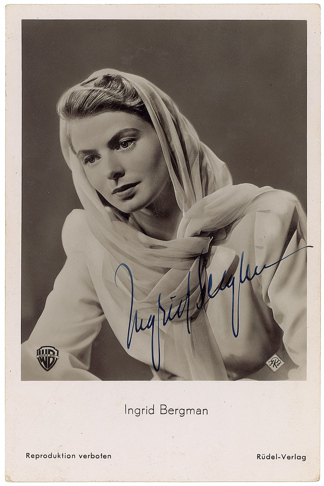 Lot #857 Ingrid Bergman