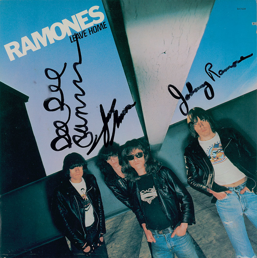 Lot #2394 The Ramones Signed ‘Leave Home’ Album
