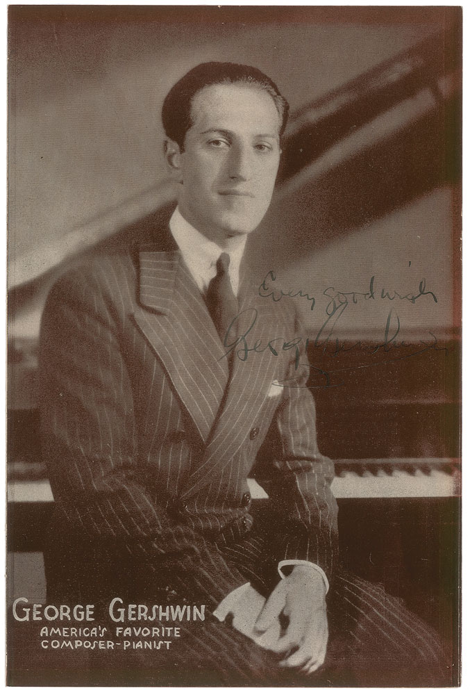Lot #762 George Gershwin