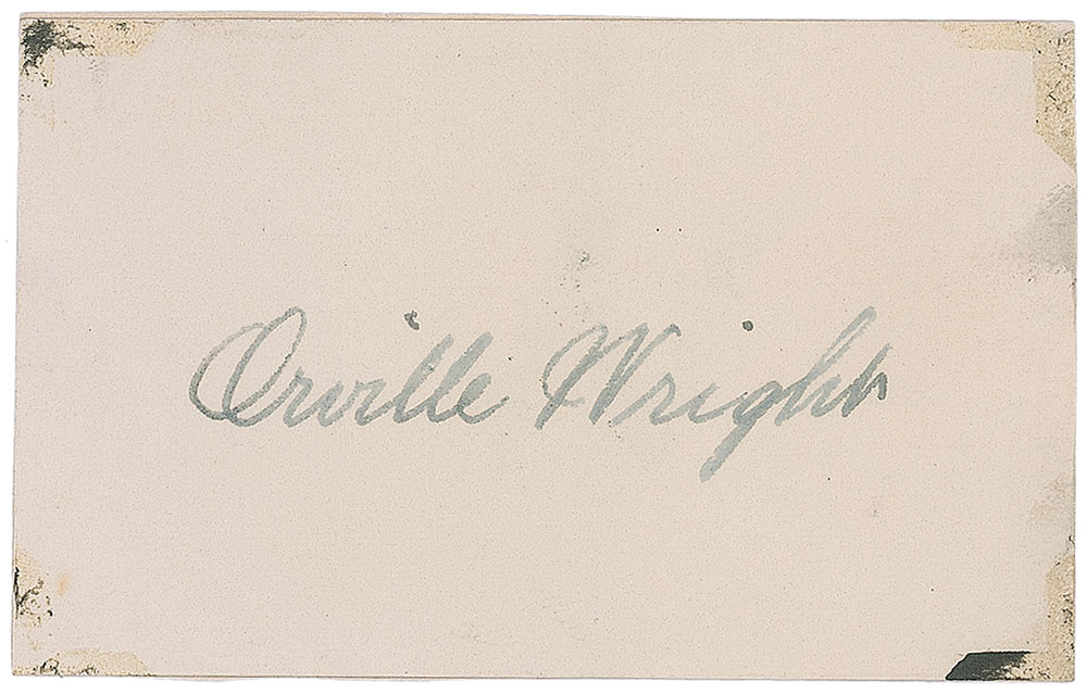 Lot #466 Orville Wright