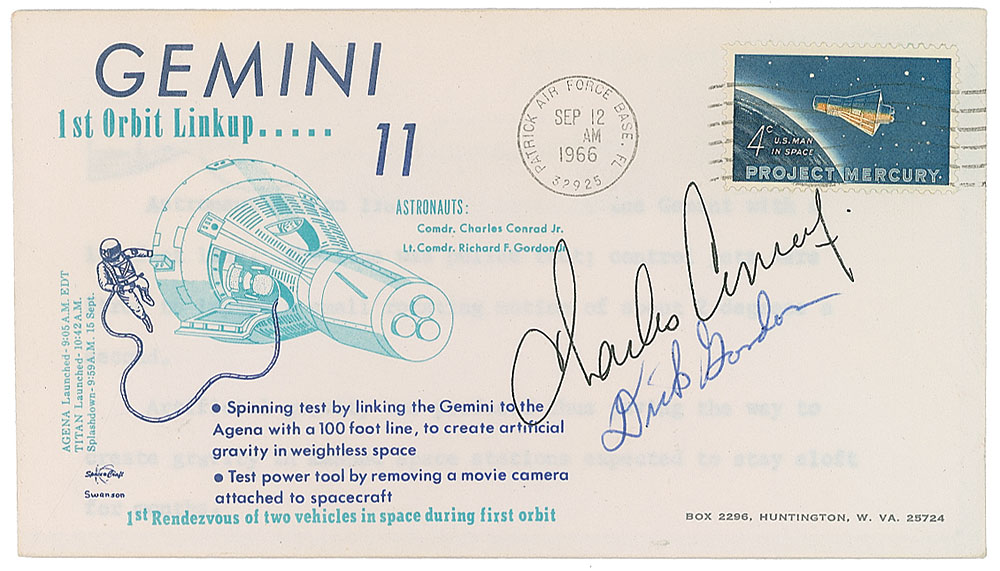 Lot #6175 Gemini 11 Signed Cover