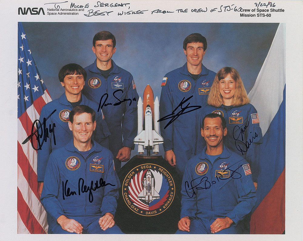 Lot #6676 Space Shuttle Crew Signed Photographs