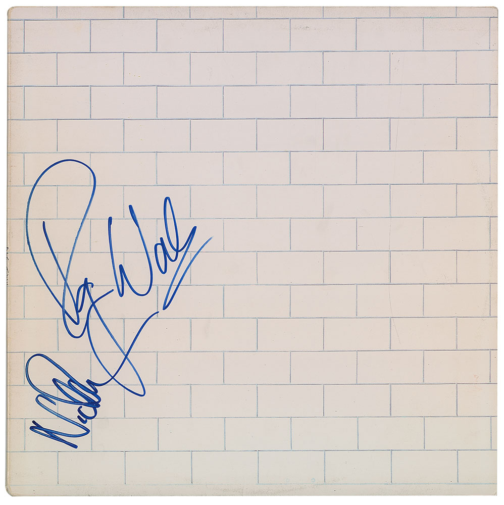 Lot #2157 Roger Waters and Nick Mason Signed Album
