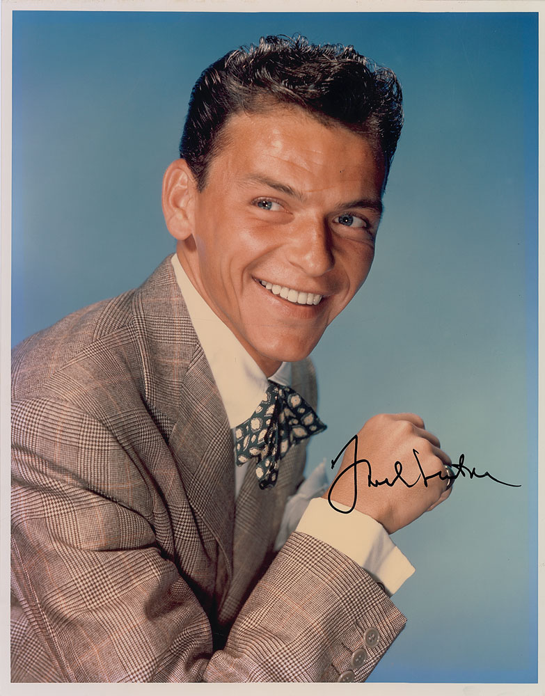 Lot #2204 Frank Sinatra Signed Photograph