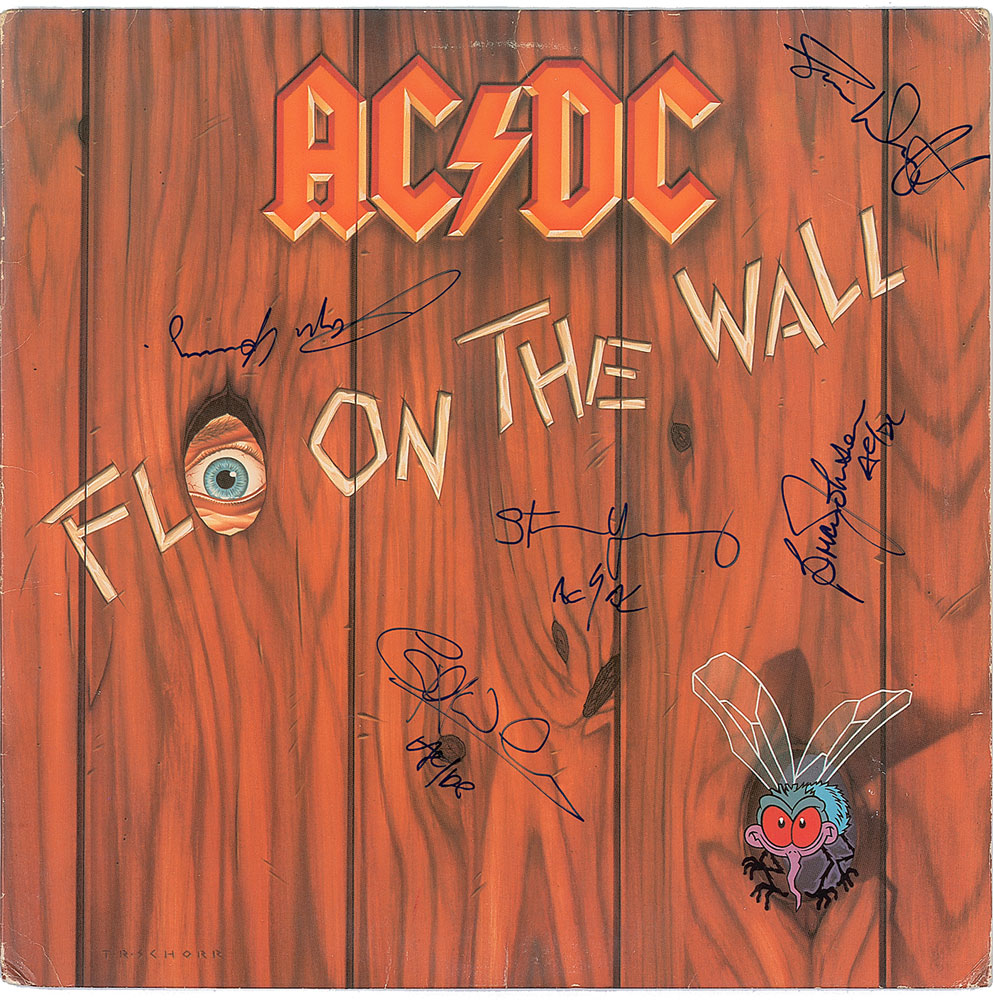 Lot #2313 AC/DC Signed Album