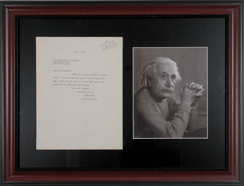 Lot #281 Albert Einstein