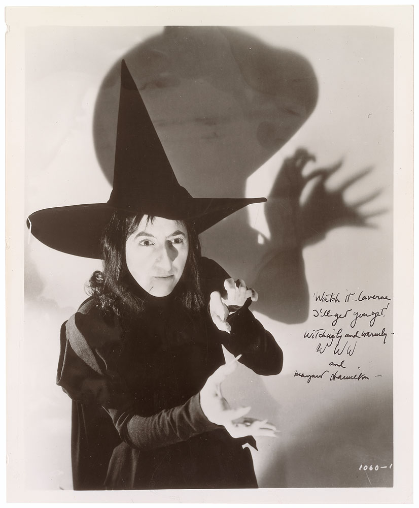 Lot #918 Wizard of Oz: Margaret Hamilton