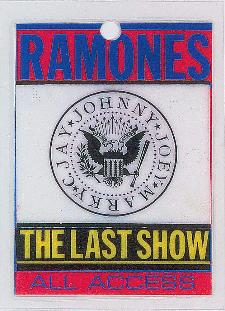 Lot #2425 The Ramones Signed ‘Adios Amigos’