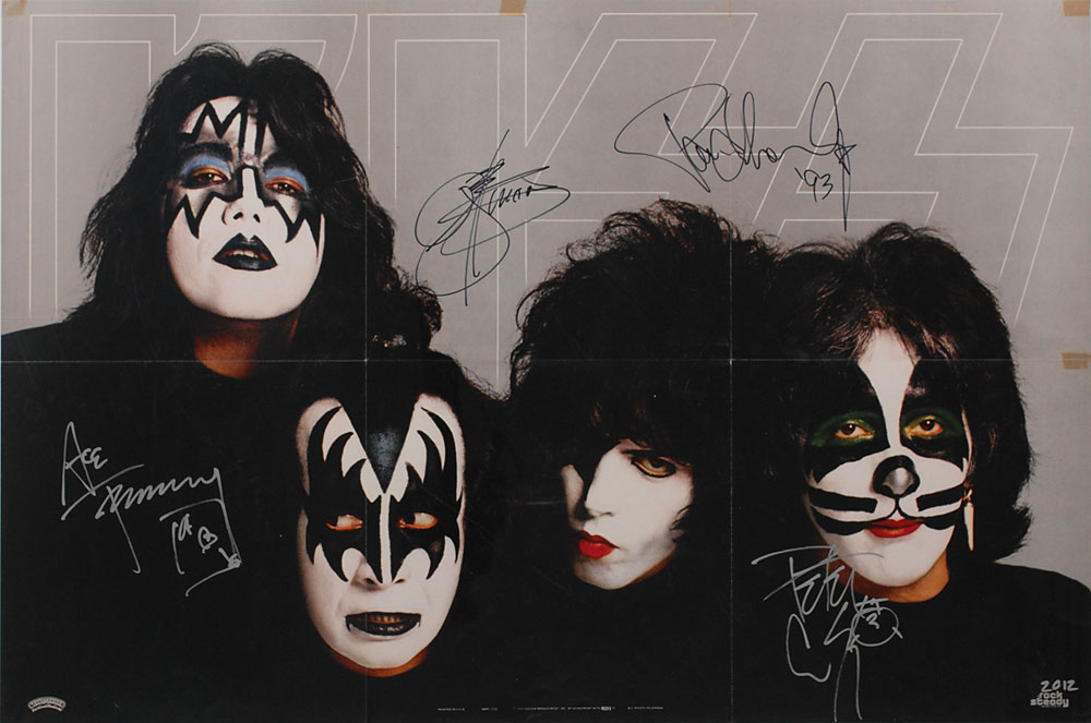 Lot #2338  KISS Signed Poster