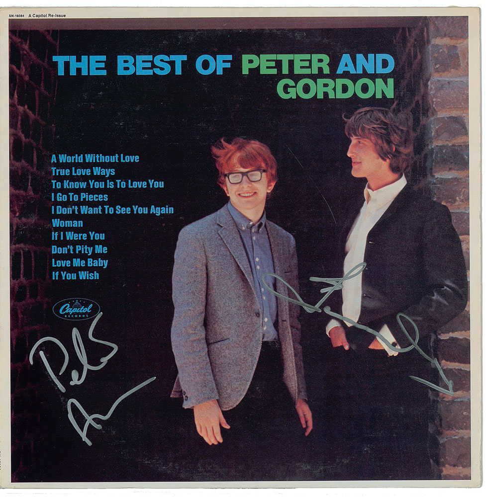 Lot #2296 Peter and Gordon Signed Album
